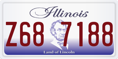 IL license plate Z687188