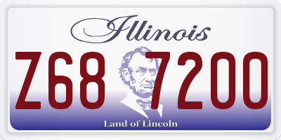 IL license plate Z687200