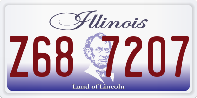 IL license plate Z687207