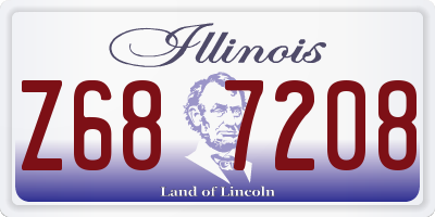 IL license plate Z687208
