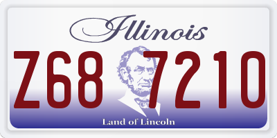 IL license plate Z687210