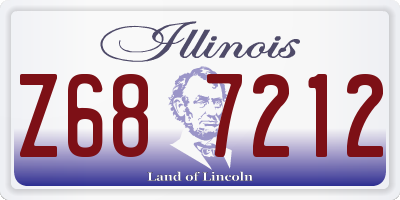 IL license plate Z687212