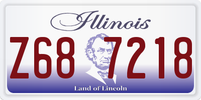 IL license plate Z687218
