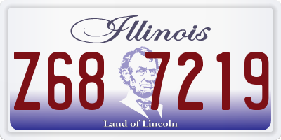 IL license plate Z687219