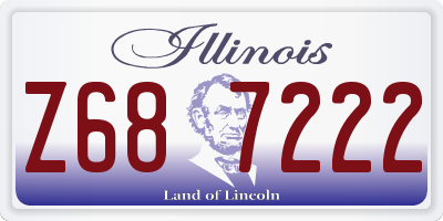 IL license plate Z687222