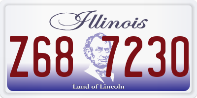 IL license plate Z687230