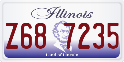 IL license plate Z687235
