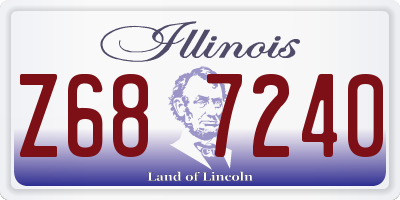 IL license plate Z687240