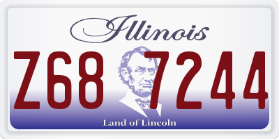 IL license plate Z687244