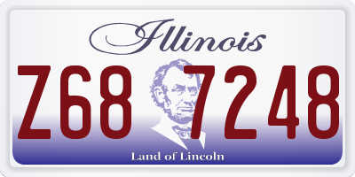 IL license plate Z687248