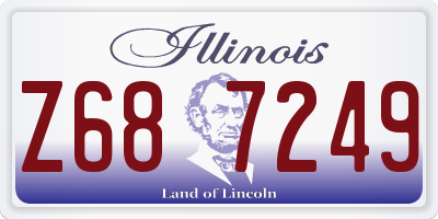 IL license plate Z687249