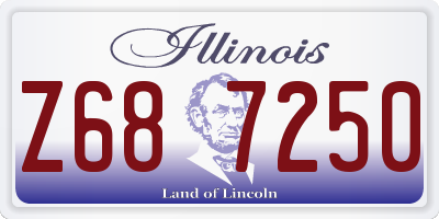 IL license plate Z687250