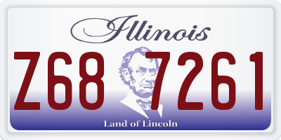 IL license plate Z687261