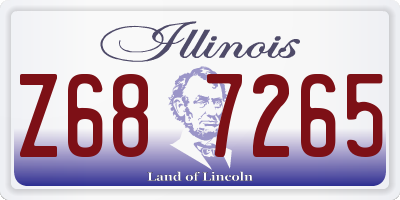 IL license plate Z687265