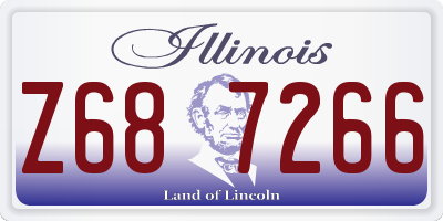 IL license plate Z687266