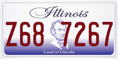 IL license plate Z687267