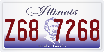 IL license plate Z687268