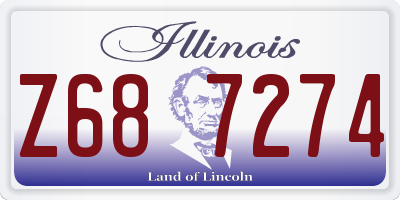 IL license plate Z687274