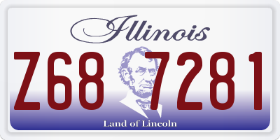 IL license plate Z687281