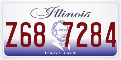 IL license plate Z687284