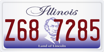 IL license plate Z687285