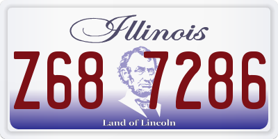 IL license plate Z687286