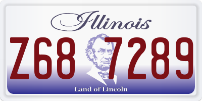 IL license plate Z687289