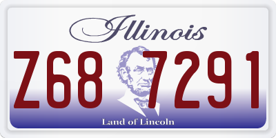 IL license plate Z687291