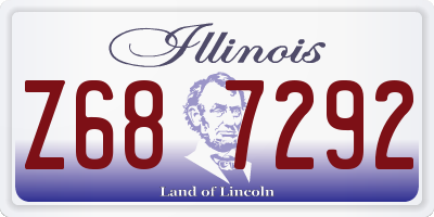 IL license plate Z687292