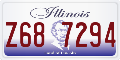 IL license plate Z687294