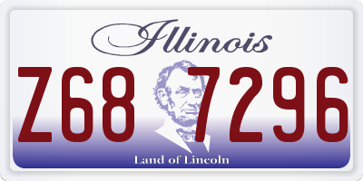 IL license plate Z687296
