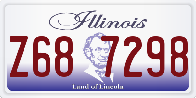 IL license plate Z687298