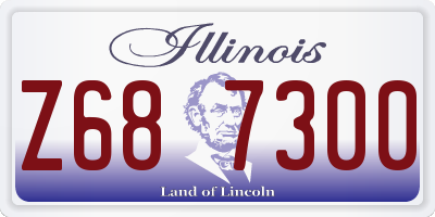 IL license plate Z687300