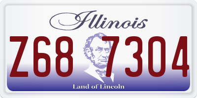 IL license plate Z687304