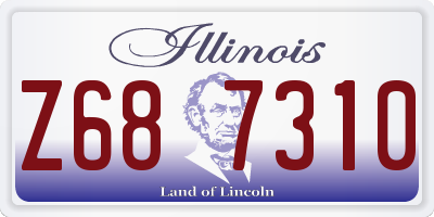 IL license plate Z687310
