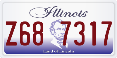IL license plate Z687317
