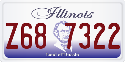 IL license plate Z687322