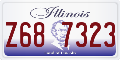 IL license plate Z687323