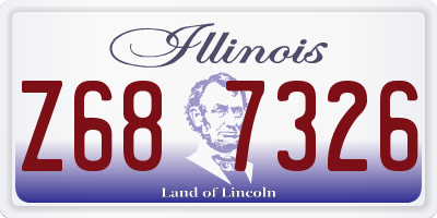 IL license plate Z687326