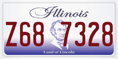 IL license plate Z687328