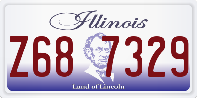 IL license plate Z687329