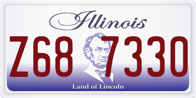 IL license plate Z687330