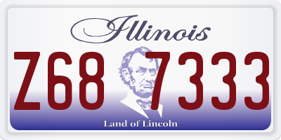 IL license plate Z687333