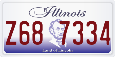 IL license plate Z687334