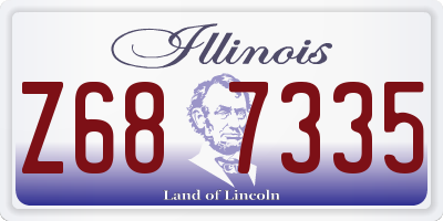 IL license plate Z687335