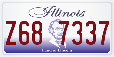 IL license plate Z687337