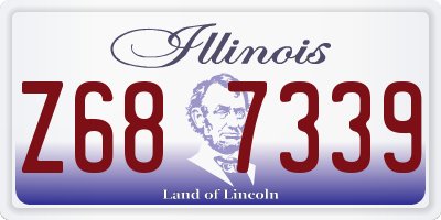 IL license plate Z687339