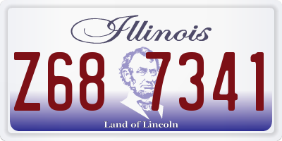 IL license plate Z687341