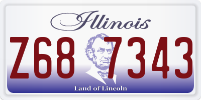 IL license plate Z687343