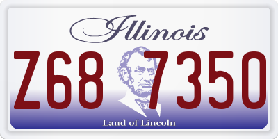 IL license plate Z687350
